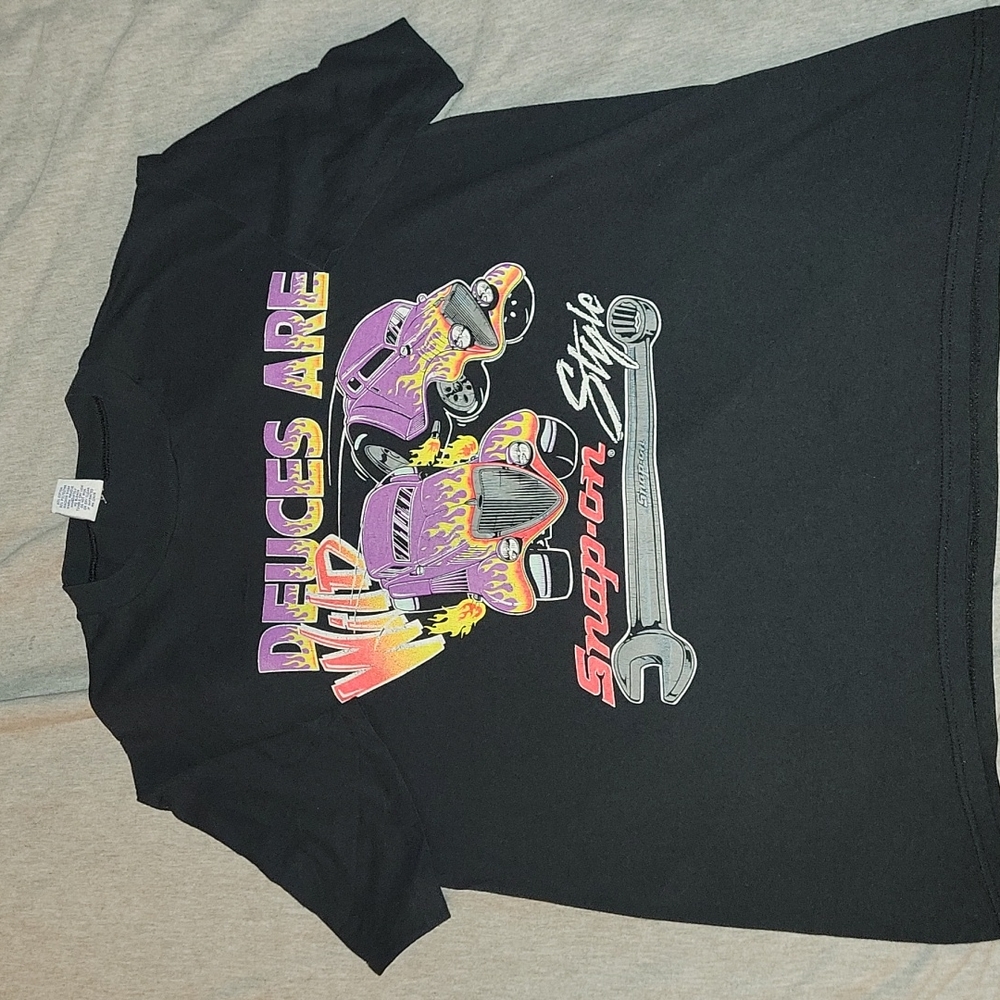 Vintage Hot rod/ Snap on T Shirt